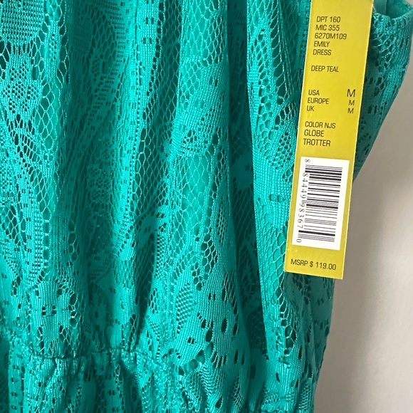 Gianni Bini Deep Teal Lace Midi Dress – NWT - Picture 2 of 6